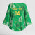 Custom Jamaica Cricket Kimono Sleeve Blouse Fi Wi Tallawahs Tropical Style - Wonder Print Shop
