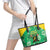 Jamaica Cricket Leather Tote Bag Fi Wi Tallawahs Tropical Style - Wonder Print Shop