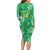 Custom Jamaica Cricket Long Sleeve Bodycon Dress Fi Wi Tallawahs Tropical Style - Wonder Print Shop