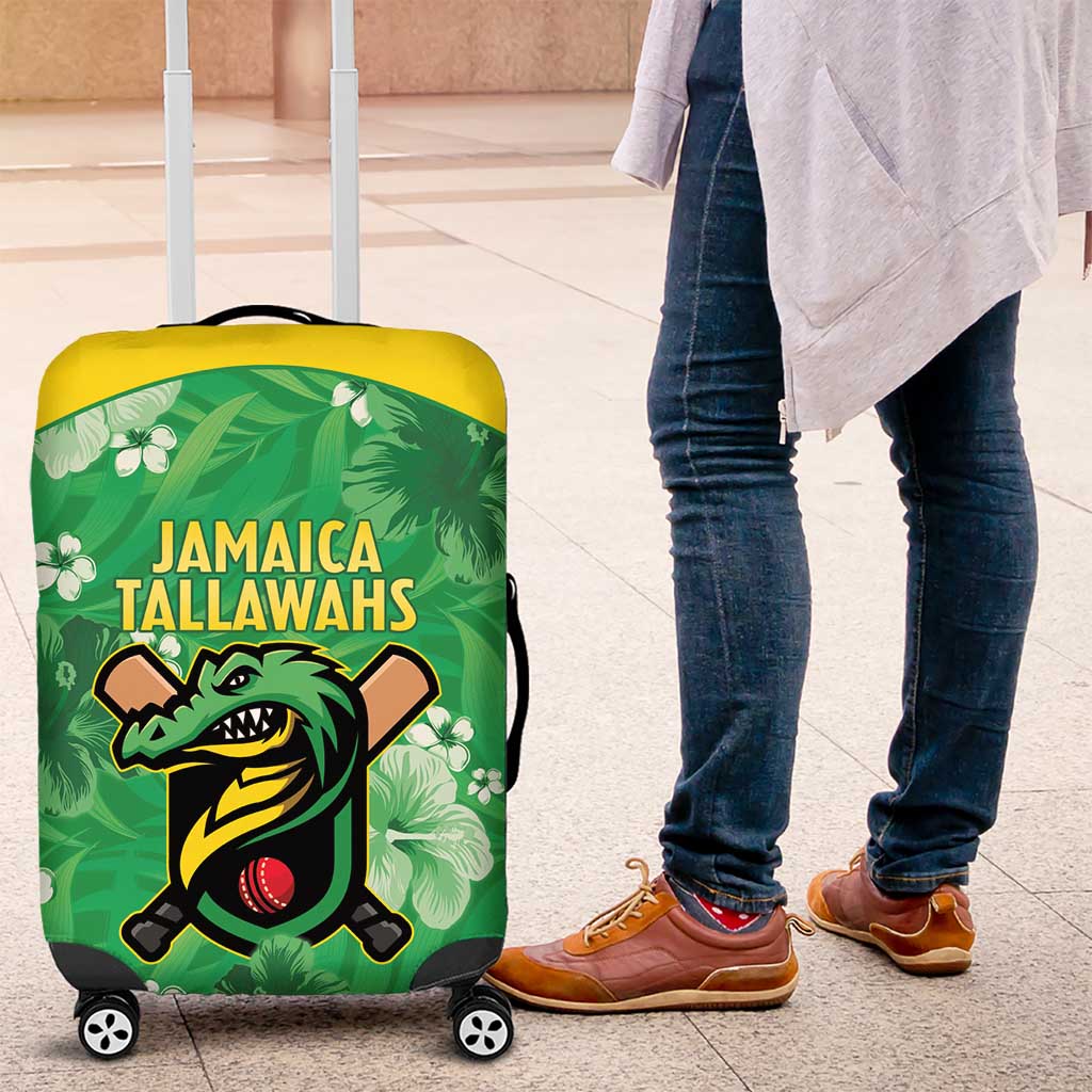 Jamaica Cricket Luggage Cover Fi Wi Tallawahs Tropical Style - Wonder Print Shop