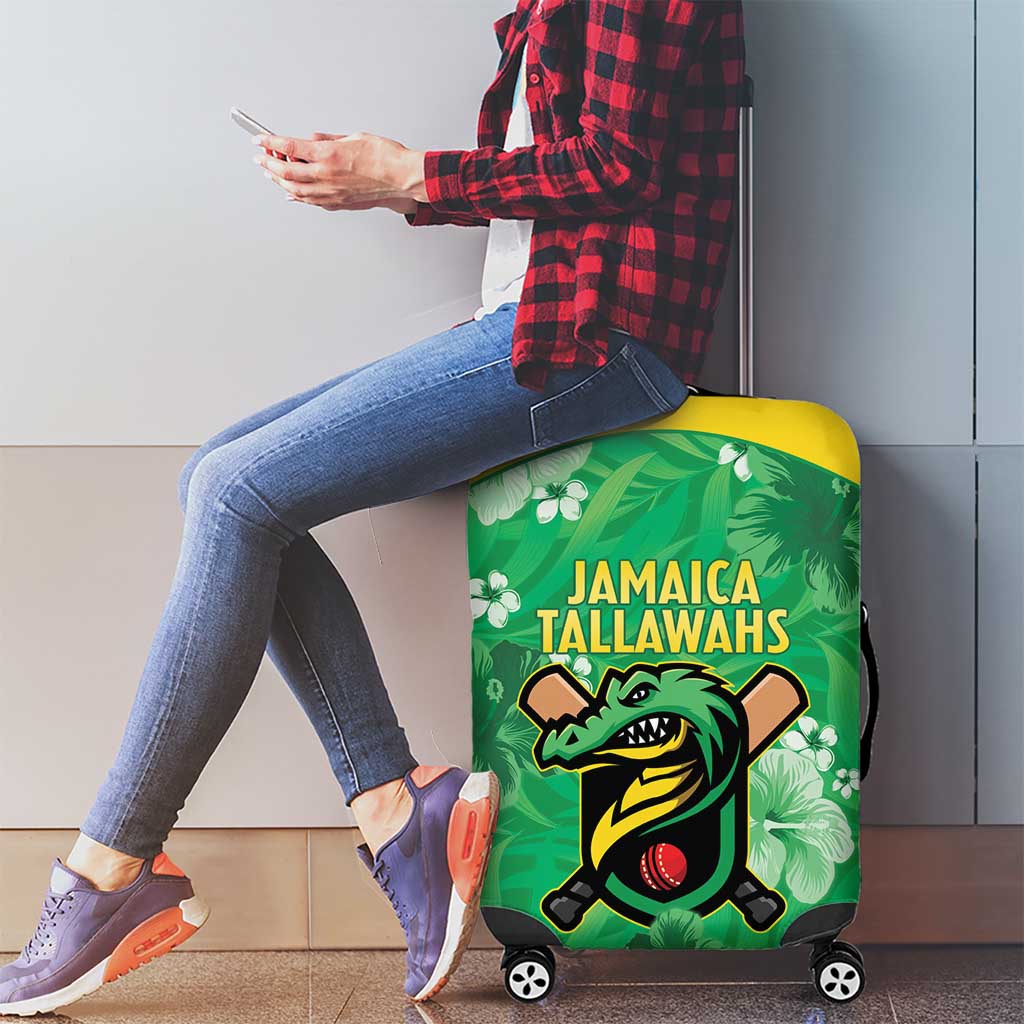 Jamaica Cricket Luggage Cover Fi Wi Tallawahs Tropical Style - Wonder Print Shop