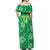 Custom Jamaica Cricket Off Shoulder Maxi Dress Fi Wi Tallawahs Tropical Style - Wonder Print Shop