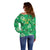 Custom Jamaica Cricket Off Shoulder Sweater Fi Wi Tallawahs Tropical Style - Wonder Print Shop