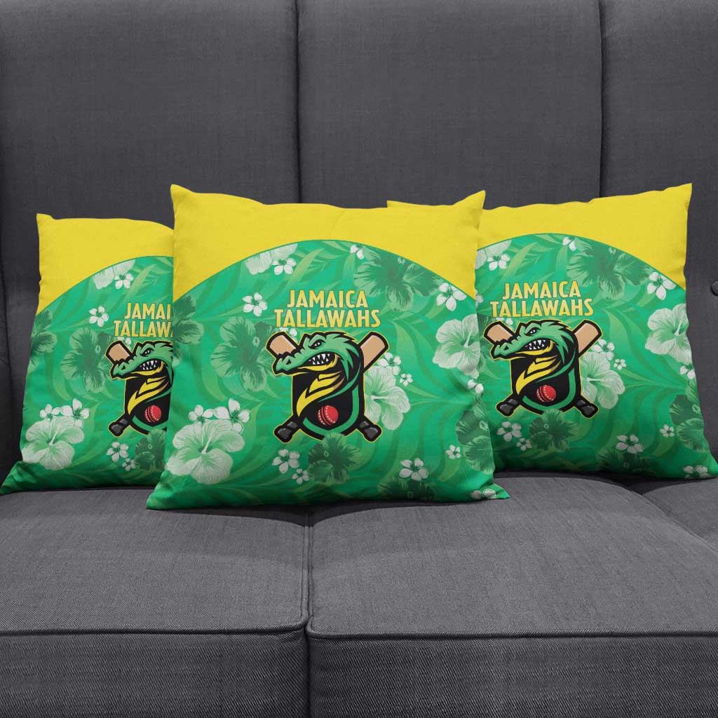 Jamaica Cricket Pillow Cover Fi Wi Tallawahs Tropical Style - Wonder Print Shop