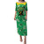 Custom Jamaica Cricket Puletasi Fi Wi Tallawahs Tropical Style - Wonder Print Shop