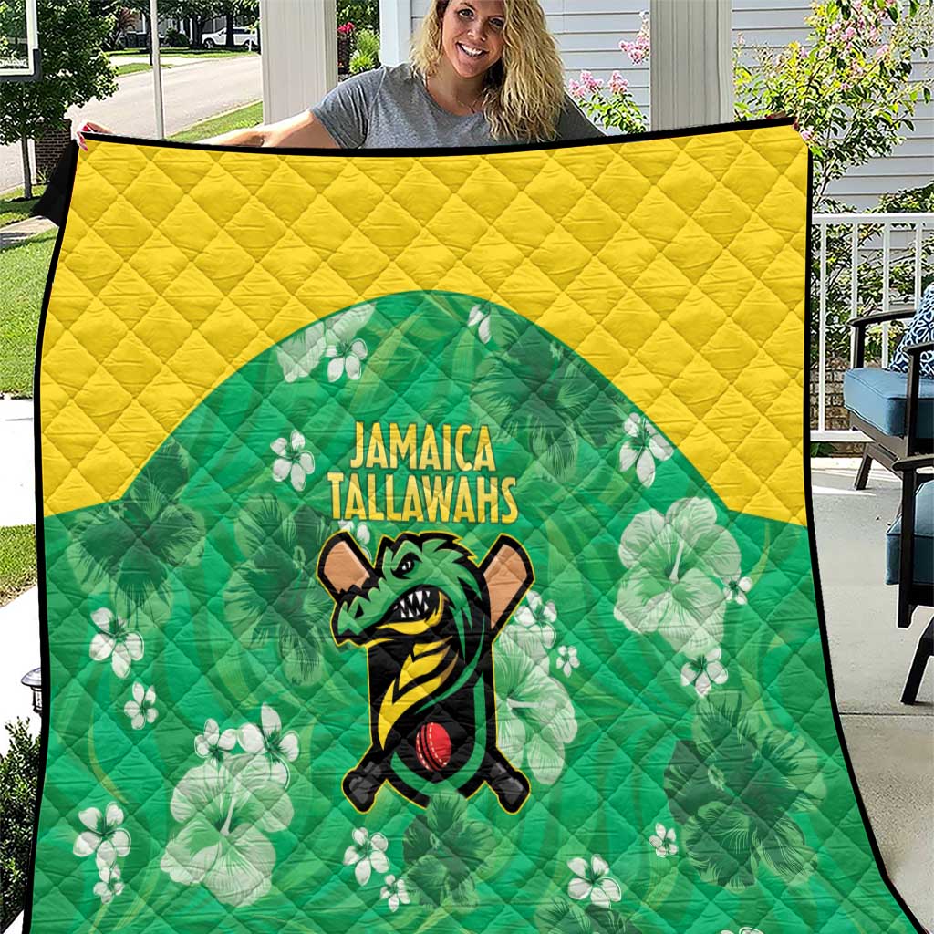 Jamaica Cricket Quilt Fi Wi Tallawahs Tropical Style - Wonder Print Shop