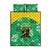 Jamaica Cricket Quilt Bed Set Fi Wi Tallawahs Tropical Style - Wonder Print Shop