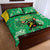 Jamaica Cricket Quilt Bed Set Fi Wi Tallawahs Tropical Style - Wonder Print Shop