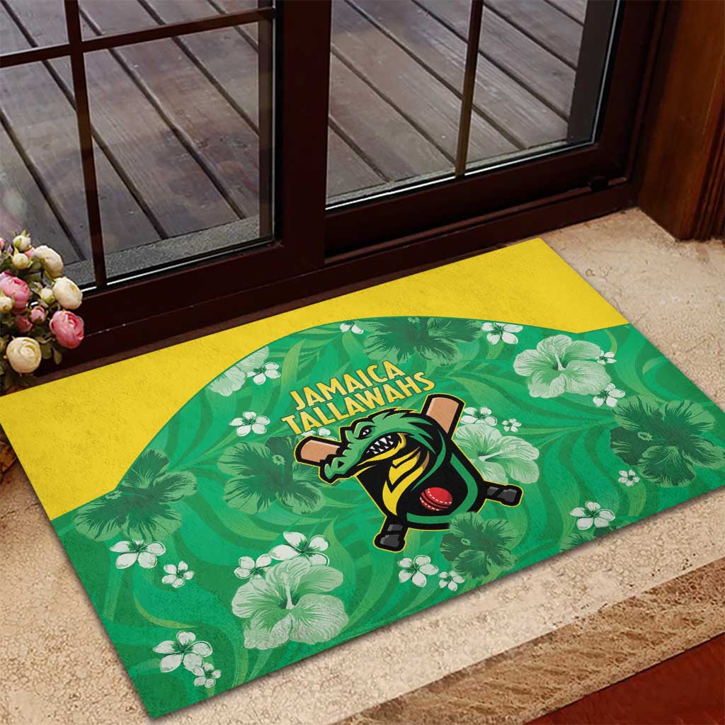 Jamaica Cricket Rubber Doormat Fi Wi Tallawahs Tropical Style - Wonder Print Shop