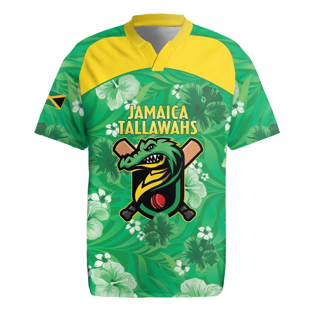Custom Jamaica Cricket Rugby Jersey Fi Wi Tallawahs Tropical Style - Wonder Print Shop