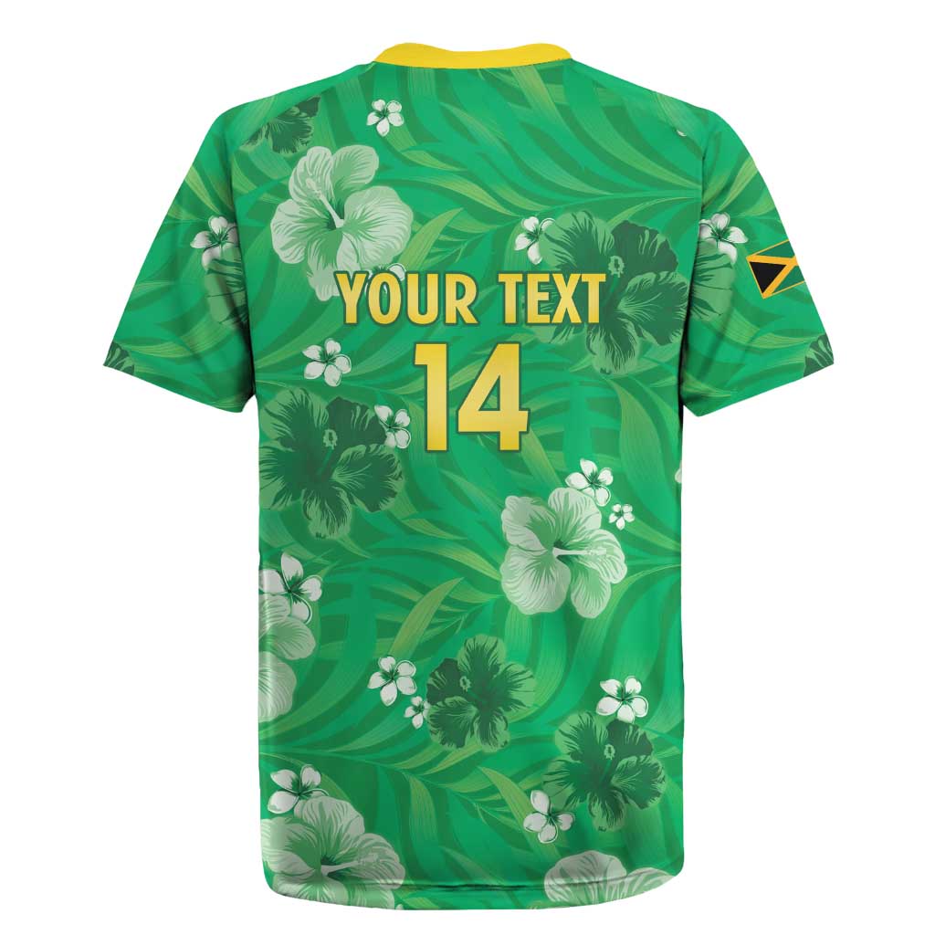 Custom Jamaica Cricket Rugby Jersey Fi Wi Tallawahs Tropical Style - Wonder Print Shop