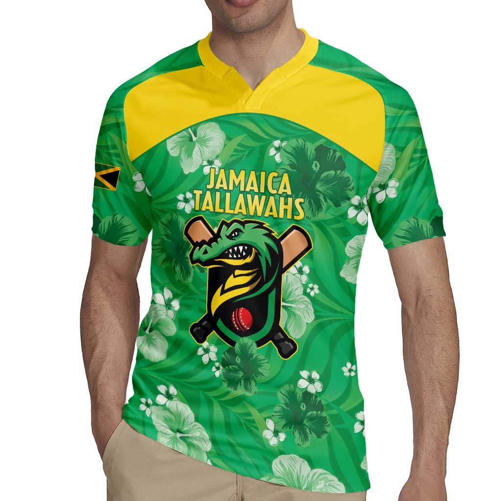 Custom Jamaica Cricket Rugby Jersey Fi Wi Tallawahs Tropical Style - Wonder Print Shop