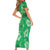 Custom Jamaica Cricket Short Sleeve Bodycon Dress Fi Wi Tallawahs Tropical Style - Wonder Print Shop