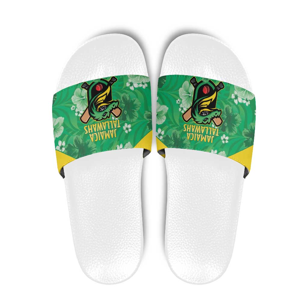 Jamaica Cricket Slide Sandals Fi Wi Tallawahs Tropical Style - Wonder Print Shop