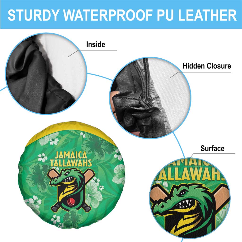 Jamaica Cricket Spare Tire Cover Fi Wi Tallawahs Tropical Style - Wonder Print Shop