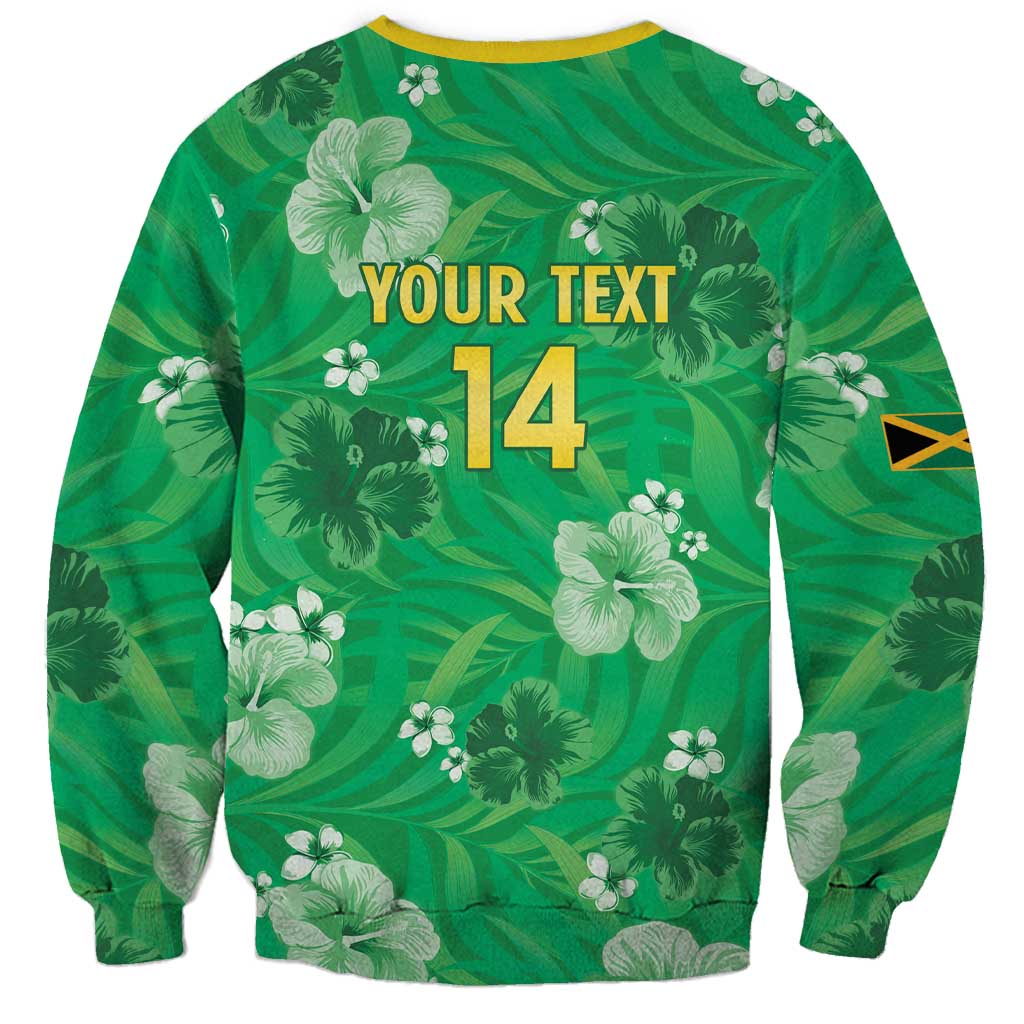 Custom Jamaica Cricket Sweatshirt Fi Wi Tallawahs Tropical Style - Wonder Print Shop