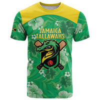 Custom Jamaica Cricket T Shirt Fi Wi Tallawahs Tropical Style - Wonder Print Shop