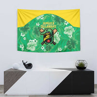 Jamaica Cricket Tapestry Fi Wi Tallawahs Tropical Style - Wonder Print Shop