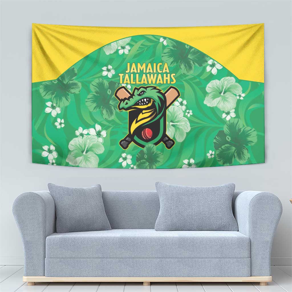 Jamaica Cricket Tapestry Fi Wi Tallawahs Tropical Style - Wonder Print Shop