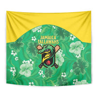 Jamaica Cricket Tapestry Fi Wi Tallawahs Tropical Style - Wonder Print Shop