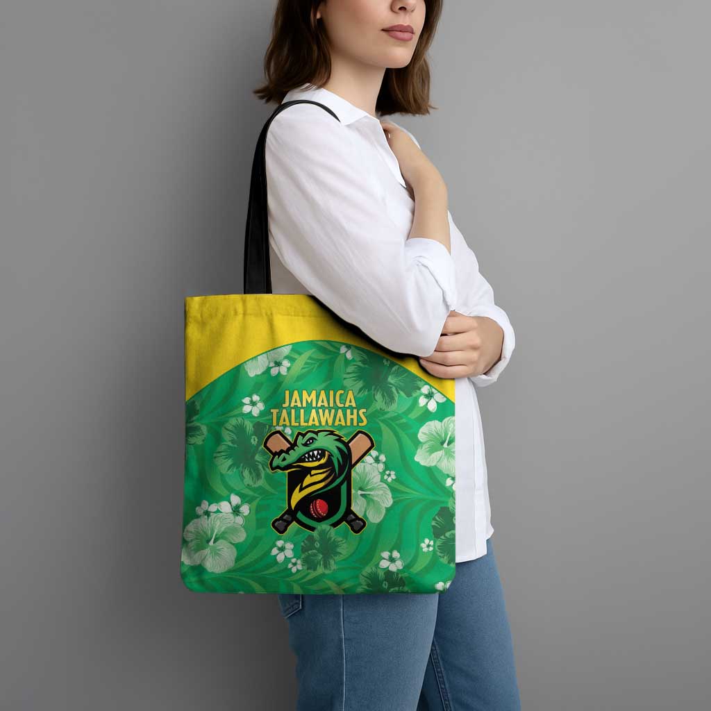 Jamaica Cricket Tote Bag Fi Wi Tallawahs Tropical Style - Wonder Print Shop
