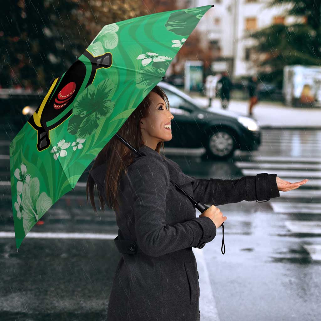 Jamaica Cricket Umbrella Fi Wi Tallawahs Tropical Style - Wonder Print Shop
