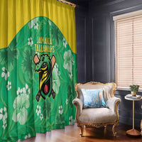 Jamaica Cricket Window Curtain Fi Wi Tallawahs Tropical Style - Wonder Print Shop