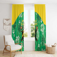 Jamaica Cricket Window Curtain Fi Wi Tallawahs Tropical Style - Wonder Print Shop