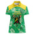 Custom Jamaica Cricket Women Polo Shirt Fi Wi Tallawahs Tropical Style - Wonder Print Shop