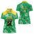 Custom Jamaica Cricket Women Polo Shirt Fi Wi Tallawahs Tropical Style - Wonder Print Shop