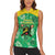 Custom Jamaica Cricket Women Sleeveless Polo Shirt Fi Wi Tallawahs Tropical Style - Wonder Print Shop
