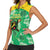 Custom Jamaica Cricket Women Sleeveless Polo Shirt Fi Wi Tallawahs Tropical Style - Wonder Print Shop