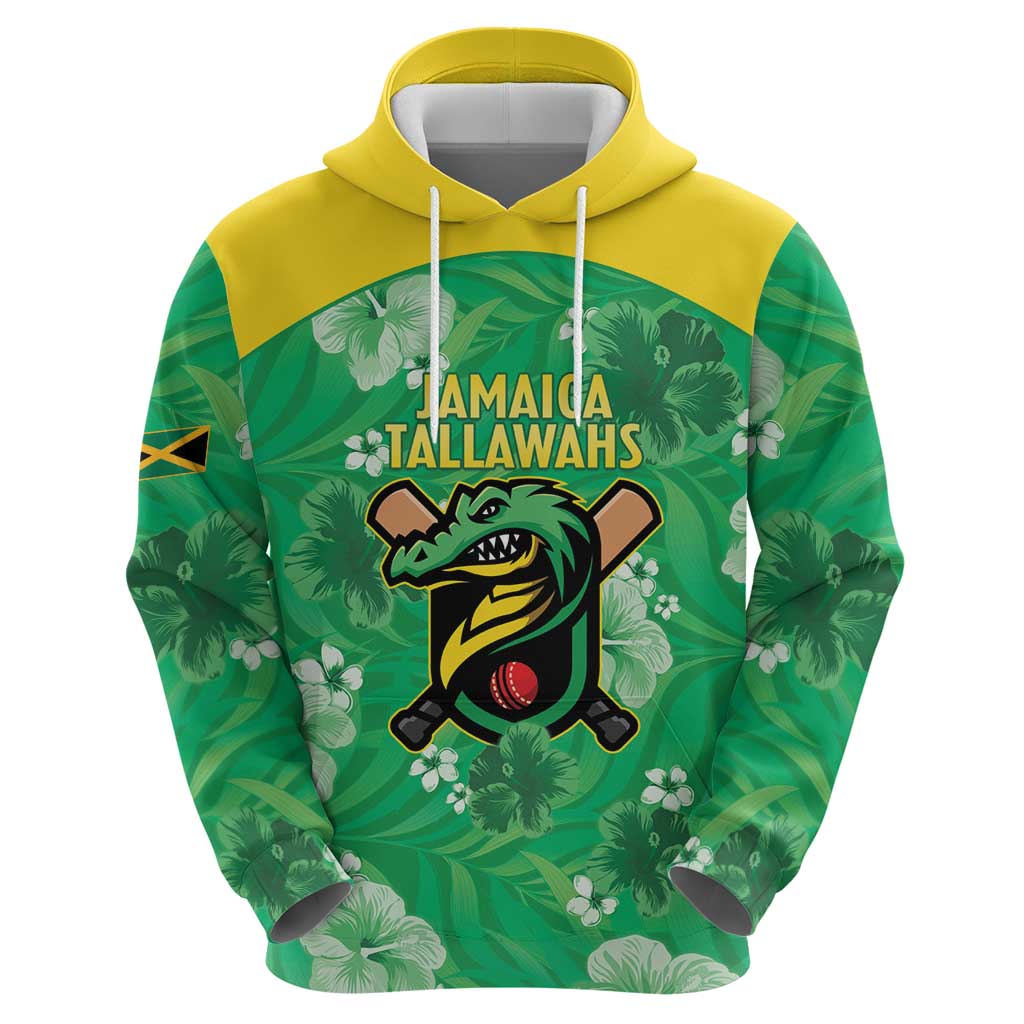 Custom Jamaica Cricket Zip Hoodie Fi Wi Tallawahs Tropical Style - Wonder Print Shop