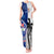 Fiji And Samoa Rugby Tank Maxi Dress 2023 World Cup Samoan Mix Tapa Pattern - Wonder Print Shop