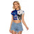 Custom Fiji And Samoa Rugby Raglan Cropped T Shirt 2023 World Cup Samoan Mix Tapa Pattern - Wonder Print Shop