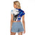 Custom Fiji And Samoa Rugby Raglan Cropped T Shirt 2023 World Cup Samoan Mix Tapa Pattern - Wonder Print Shop