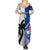 Custom Fiji And Samoa Rugby Summer Maxi Dress 2023 World Cup Samoan Mix Tapa Pattern - Wonder Print Shop