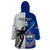 Custom Fiji And Samoa Rugby Wearable Blanket Hoodie 2023 World Cup Samoan Mix Tapa Pattern - Wonder Print Shop