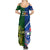 Samoa And Ireland Rugby Summer Maxi Dress 2023 World Cup Manu Samoa With Shamrocks - Wonder Print Shop