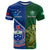 Custom Samoa And Ireland Rugby T Shirt 2023 World Cup Manu Samoa With Shamrocks - Wonder Print Shop
