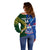 Custom Samoa And South Africa Rugby Off Shoulder Sweater 2023 World Cup Manu Samoa With Springboks - Wonder Print Shop