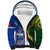 Custom Samoa And South Africa Rugby Sherpa Hoodie 2023 World Cup Manu Samoa With Springboks - Wonder Print Shop