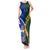 Custom Samoa And South Africa Rugby Tank Maxi Dress 2023 World Cup Manu Samoa With Springboks - Wonder Print Shop