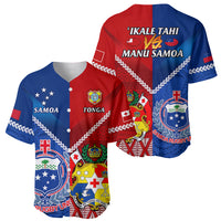 Samoa And Tonga Rugby Baseball Jersey 2023 World Cup Manu Samoa With Ikale Tahi - Wonder Print Shop