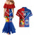 Custom Samoa And Tonga Rugby Couples Matching Mermaid Dress and Hawaiian Shirt 2023 World Cup Manu Samoa With Ikale Tahi - Wonder Print Shop