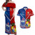 Custom Samoa And Tonga Rugby Couples Matching Off Shoulder Maxi Dress and Hawaiian Shirt 2023 World Cup Manu Samoa With Ikale Tahi - Wonder Print Shop