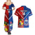 Custom Samoa And Tonga Rugby Couples Matching Summer Maxi Dress and Hawaiian Shirt 2023 World Cup Manu Samoa With Ikale Tahi - Wonder Print Shop