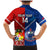 Custom Samoa And Tonga Rugby Family Matching Mermaid Dress and Hawaiian Shirt 2023 World Cup Manu Samoa With Ikale Tahi - Wonder Print Shop