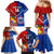 Custom Samoa And Tonga Rugby Family Matching Mermaid Dress and Hawaiian Shirt 2023 World Cup Manu Samoa With Ikale Tahi - Wonder Print Shop