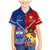 Custom Samoa And Tonga Rugby Family Matching Mermaid Dress and Hawaiian Shirt 2023 World Cup Manu Samoa With Ikale Tahi - Wonder Print Shop